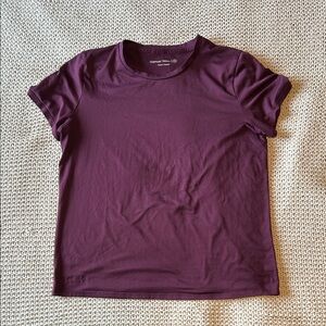 Outdoor Voices Purple Short Sleeve Tee